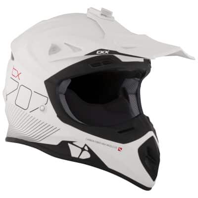 CKX TX707 carbon hjálmur - hvítur