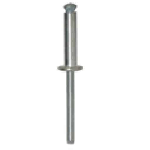 Hnoð - 4.2x16 mm. - 10 mm. haus - 58 stk.