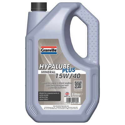 15W/40 Olía Mineral Hypalube - 5 l.