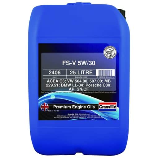 5W/30 Olía V Fully Synthetic - 25 l.