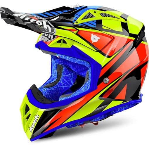 Airoh Aviator 2.2 hjálmur - rauður/gulur