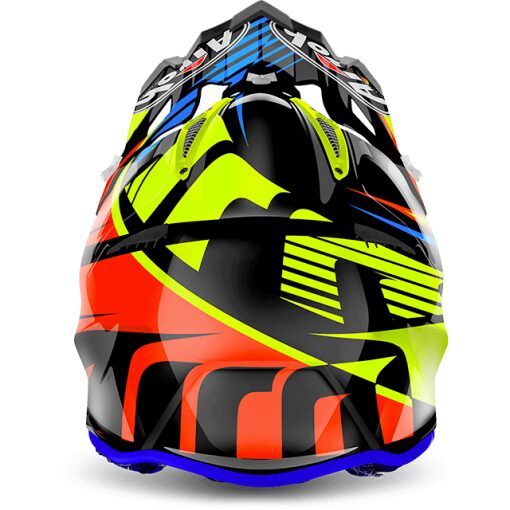 Airoh Aviator 2.2 hjálmur - rauður/gulur
