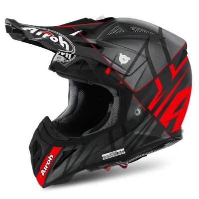 Airoh Aviator 2.2 hjálmur - svartur/rauður