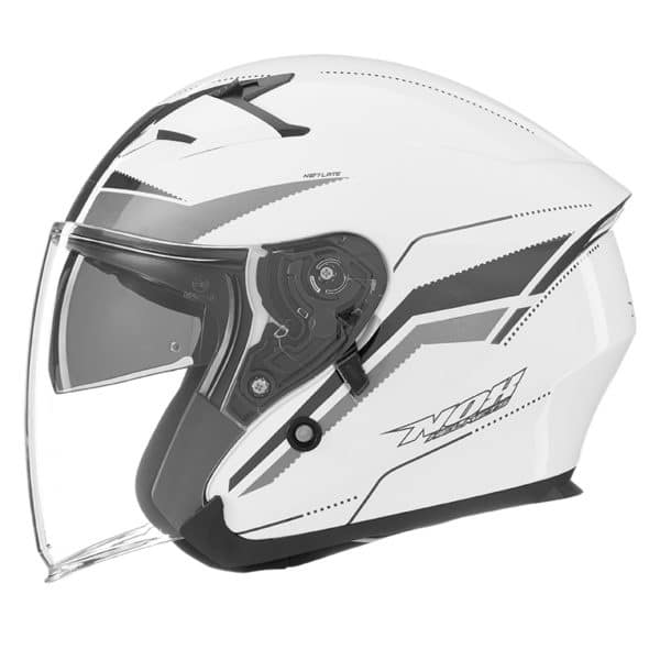 Nox N127 Late vespuhjálmur - hvítur
