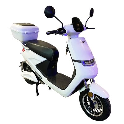 Rafmagnsvespa - standard - hvít