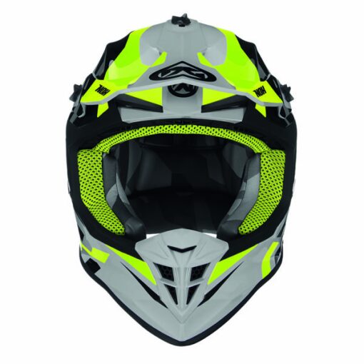 Nox N633 Evo hjálmur - grár/neon - Image 3
