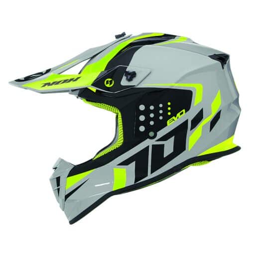 Nox N633 Evo hjálmur - grár/neon