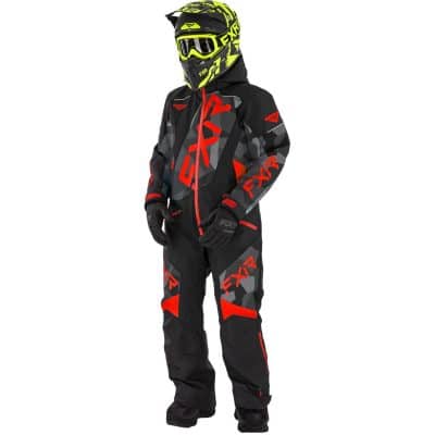 FXR barnagalli - camo/rauður