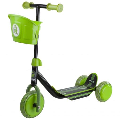 Stiga Mini Kid 2 ára + hlaupahjól - svart/grænt