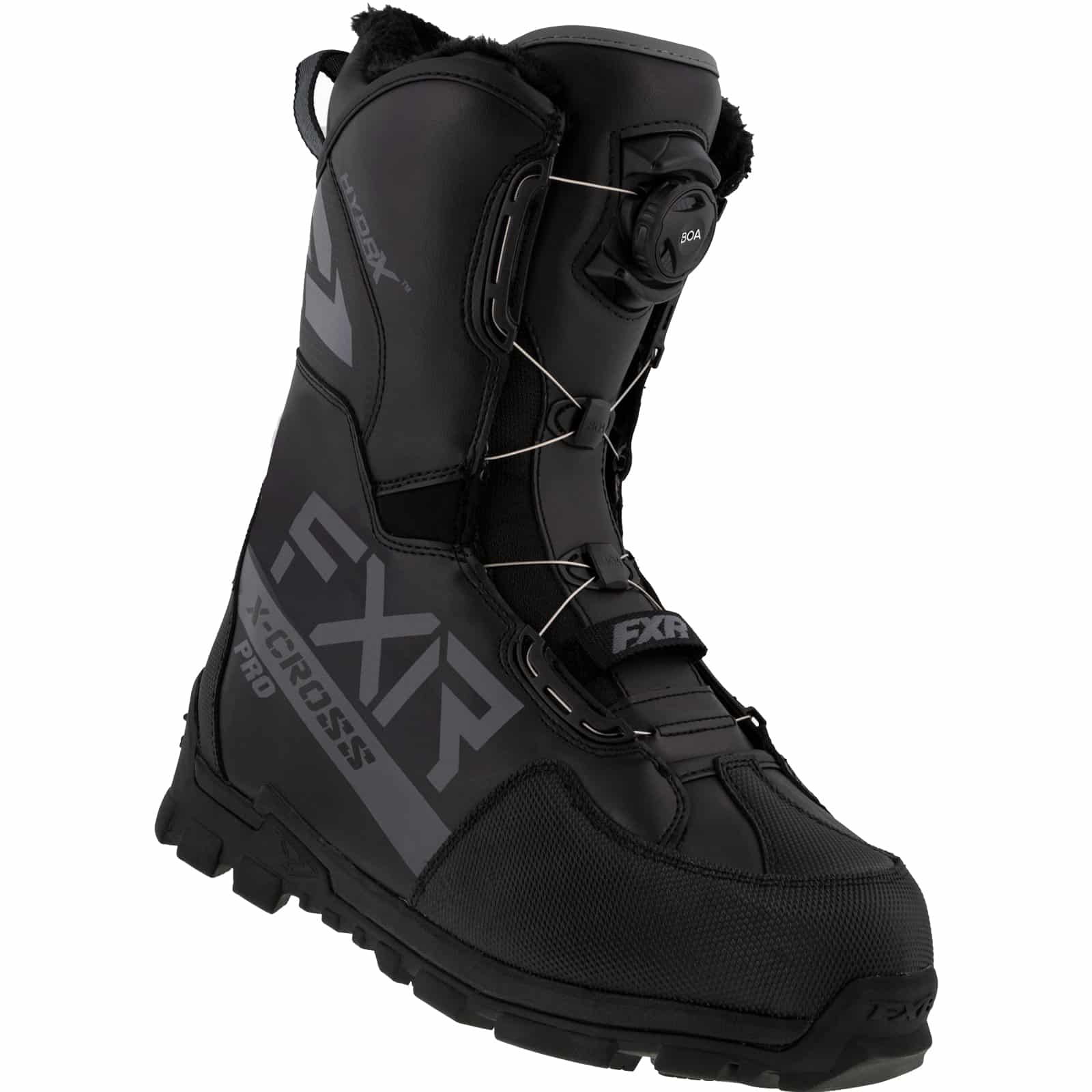FXR X-Cross Pro sleðaskór - svartir