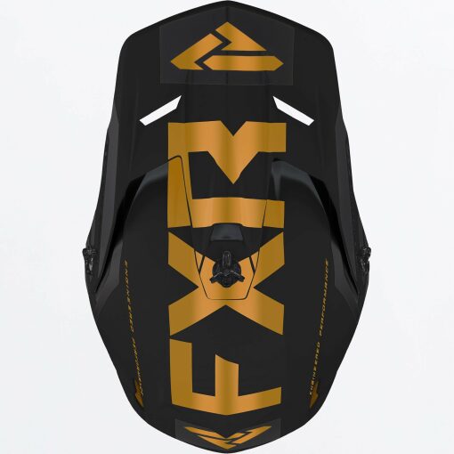 FXR Clutch hjálmur svartur/gull - Image 3