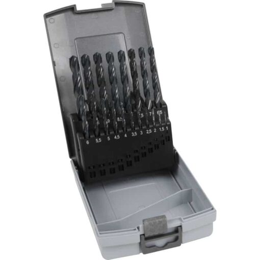Borasett HSS 1-10 mm. - 19 stk.