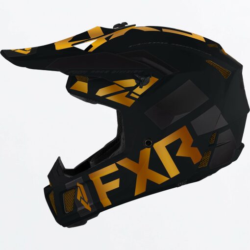 FXR Clutch hjálmur svartur/gull - Image 2