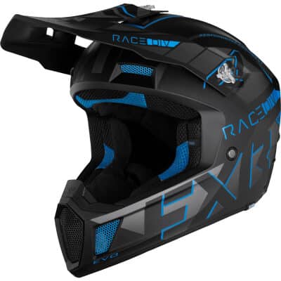 FXR Clutch hjálmur svartur/blár