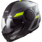 LS2 Scope Max hjálmur svartur/gulur