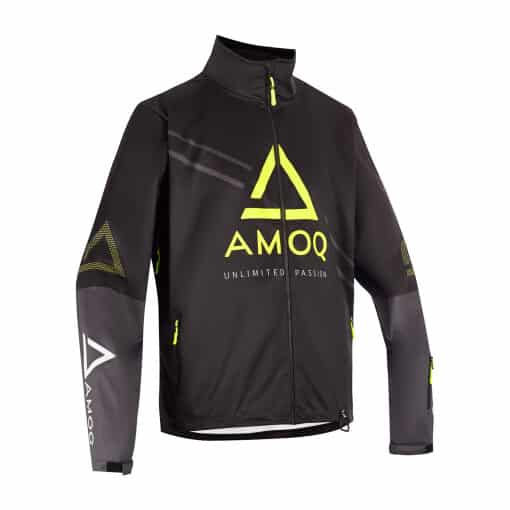 Amoq Apex keppnisjakki svartur/gulur